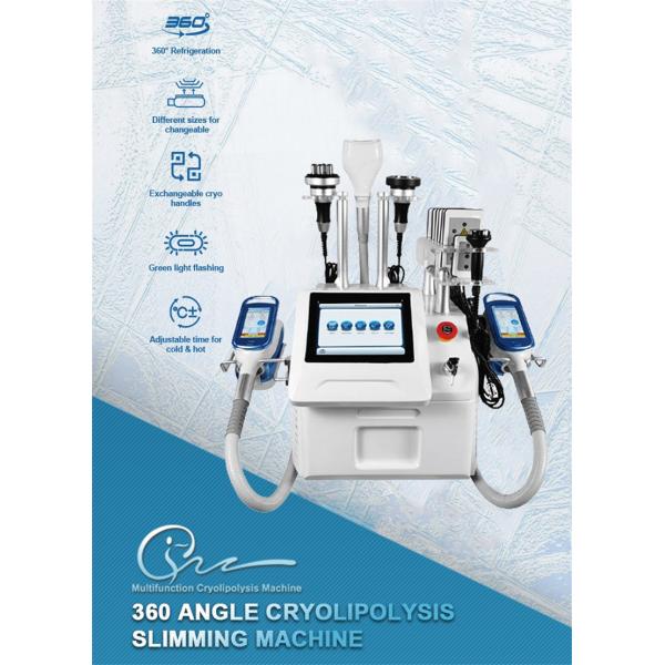 Портативное тело 650nm Cryolipolysis уменьшая машину жирную замерзающ 6 In1