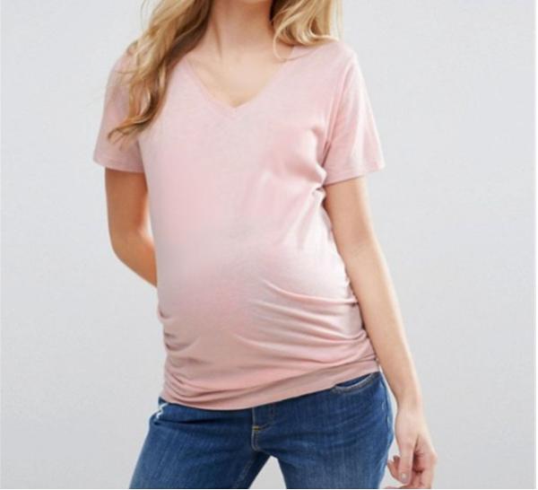 In stock  high quality summer short sleeves t-shirt maternity clothes manufacturers