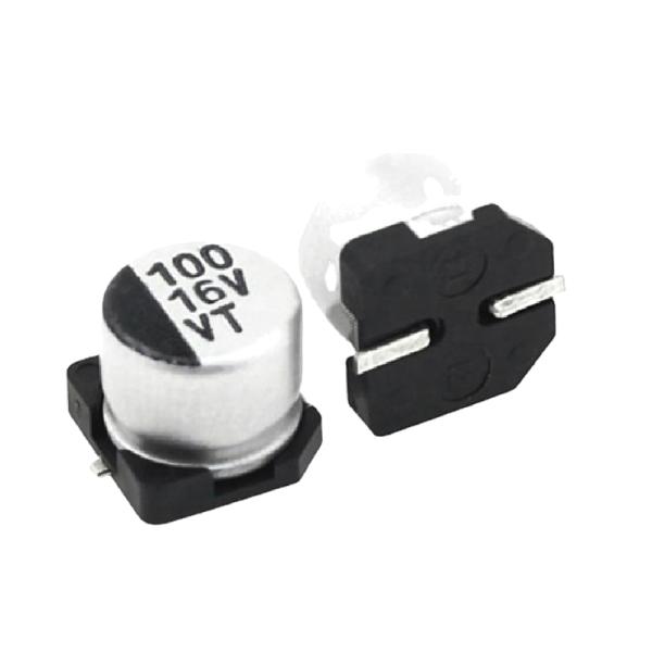 Condensador electrolítico de aluminio de venta caliente 16v100uf 6.3*5.4mm SMD 100uf 16v original nuevo chip