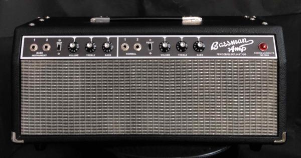 Custom 64' Bassman Blackface Deluxe Reverb Amp Head Fender Style