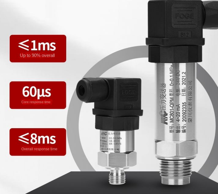 MC MC801-QPM Pressure Transmitter Digital Display Diffusion Silicon Compact Water Pressure Gas Hydraulic 4-20mA High Precision
