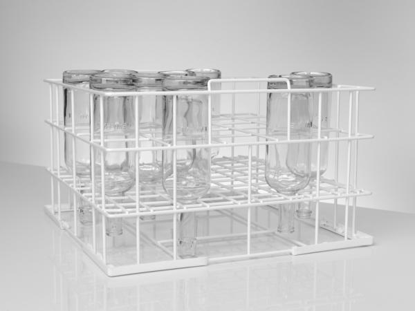 water bottle metal rack