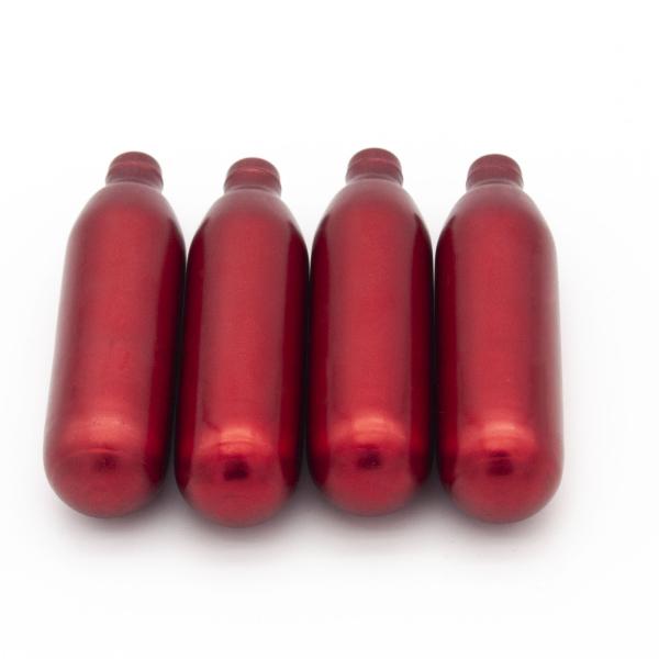 Food Grade 8g Cream Chargers Red Whipped Customized Logo