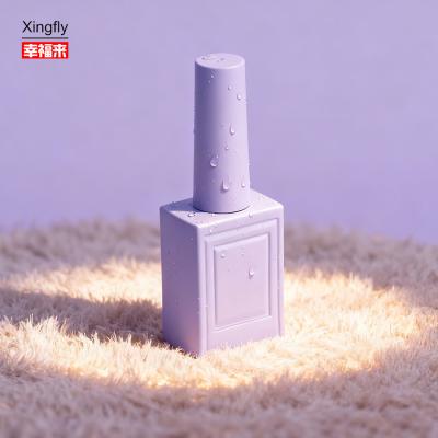 Empty 12ml Nail Polish Bottle Multi Use Gel Polish Bottle Black Small Nail Polish Brush