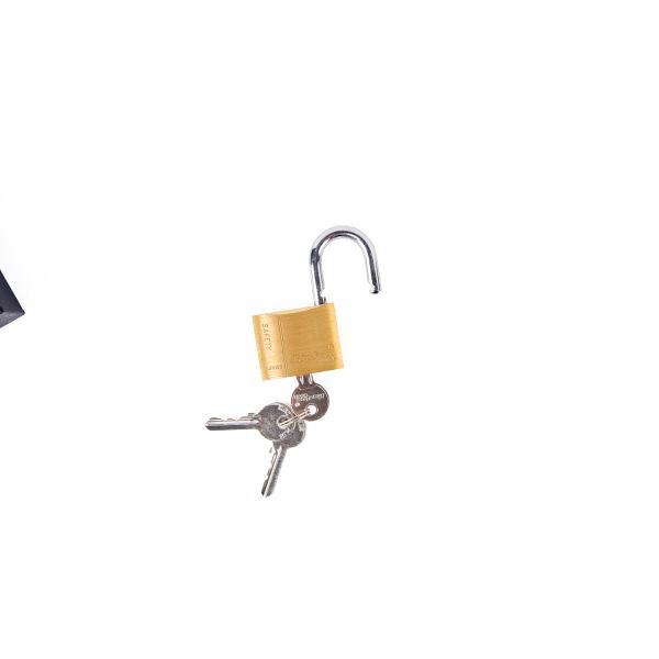 Rarlux 50mm European Durable Solid Brass Padlock with Key ISO Certified High Security Mini Padlock