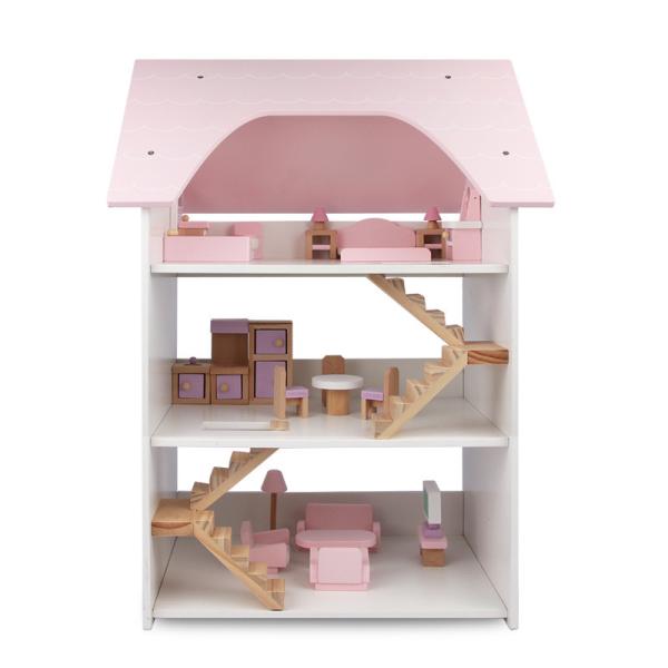 Mobília diminuta Barbie House Furniture de madeira da casa de boneca dos ornamento ISO9001