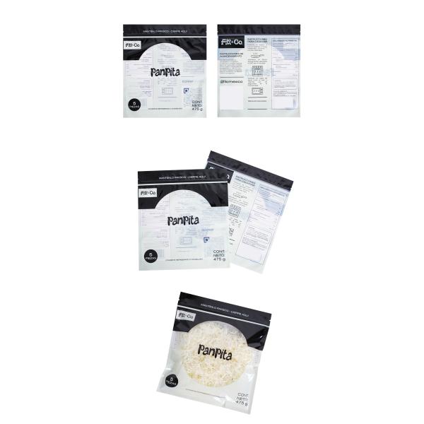 Custom Printed Plastic Zipper Bags Food Packaging Bag For Noodles Pita Pancake Taco