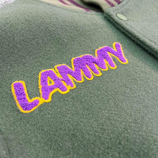 Custom Winter Varsity Jacket Letterman Leather Sleeve Windproof Bomber Jacket Chenille Embroidery Streetwear Varsity Jacket