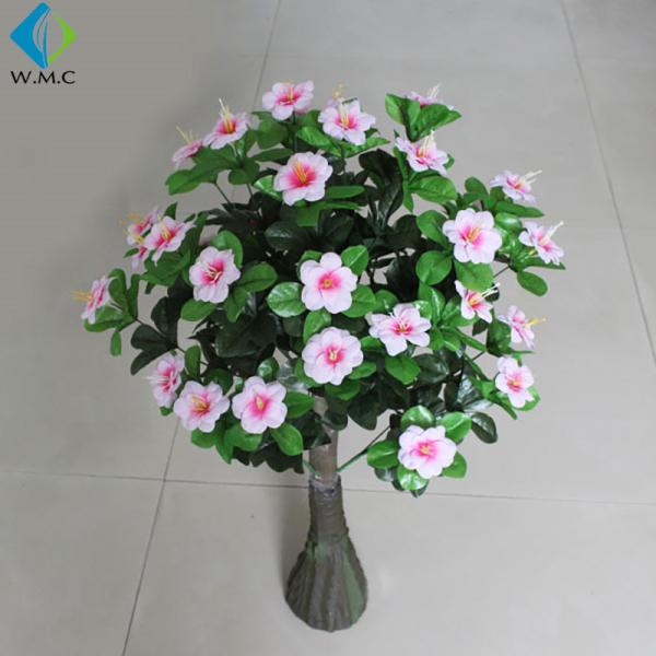 Landscaping Decorative Bonsai Flower Plant , Silk Azalea Flowers R020052