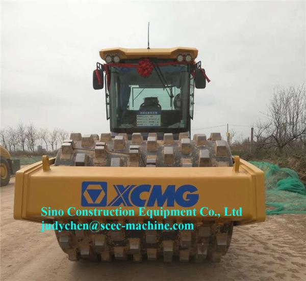 Heavy Duty Construction Equipment Single Drum Vibratory Road Roller XS265JS 26 Ton