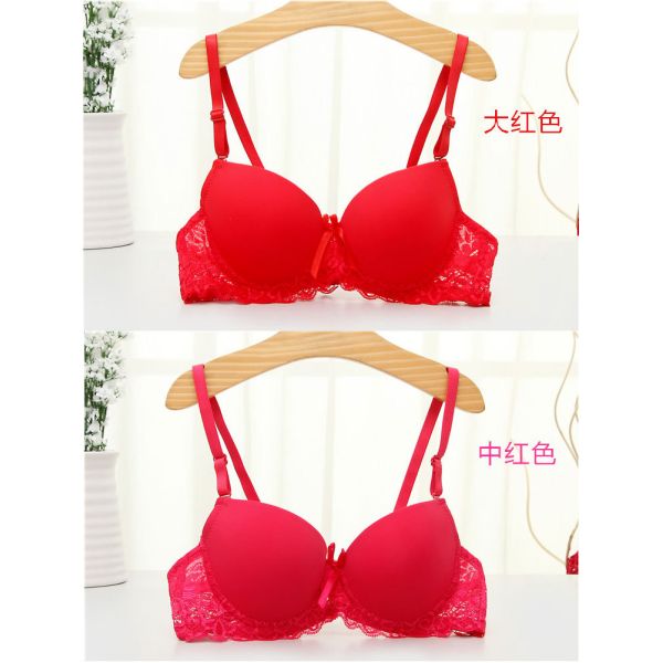 Wholesale Smooth Lace Bra Japanese Girls Underwear Thin AB Cup Small Breasts Gathered Sexy Ladies Bra Summer