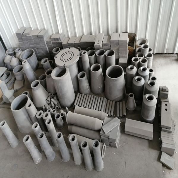 Refractory SIC Ceramic Desulfurization Nozzle Silicon Carbide Ceramic Spiral Tubes Si3N4 Silicon Nitride Spraying Gas Nozzle