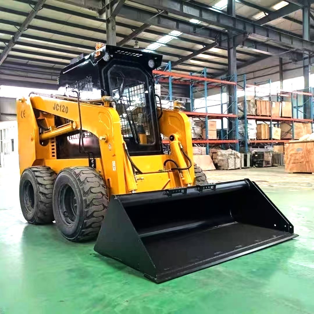 Jc120 1.2 Ton Skid Steer Loader Compact Construction Equipment Multi-Function Loader