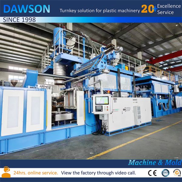 Cost-effective 1000L IBC Tank Blow Molding Machine with Accumulator Head Design and Servo Motor System