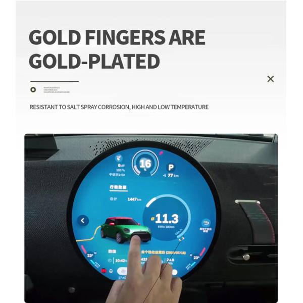 1.38 дюймовый круг OLED LCD дисплей Яркость 380cd/M2 240x240RGB