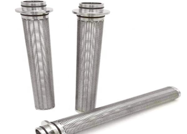 ISO9001 Approval Slot 0.04mm Wedge Screen Filter In Various Sizes