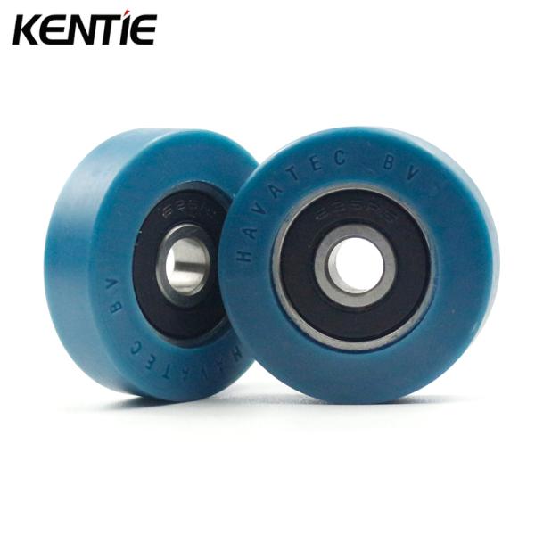 Single Row Spherical Roller Bearing Wheel PU Material Coat Stainless Steel