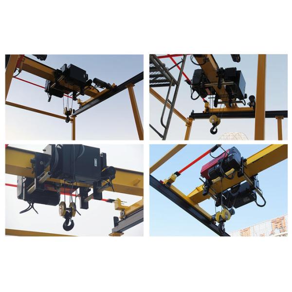 Heavy Duty Electric Wire Rope Hoist Trolley Europe Standard For Lifting Building Material