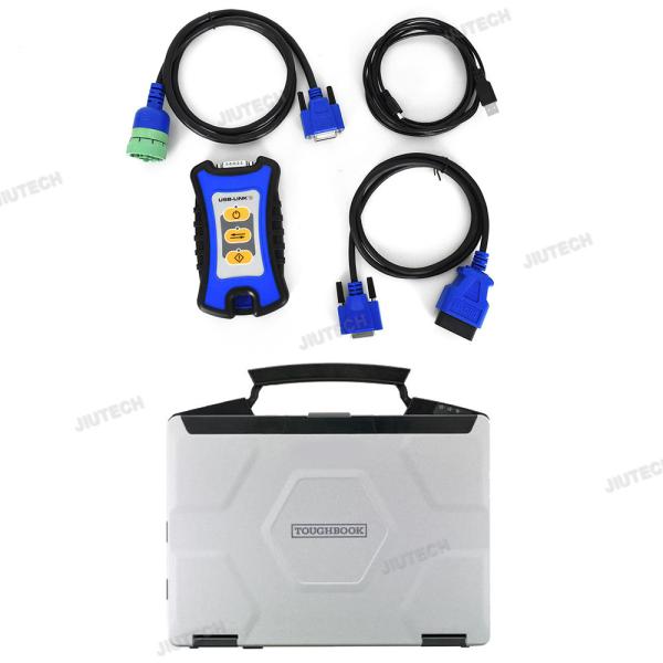 CF54 Laptop NEXIQ 3 USB LINK 125032 Interface de caminhão diesel OBD2 Ferramenta de diagnóstico