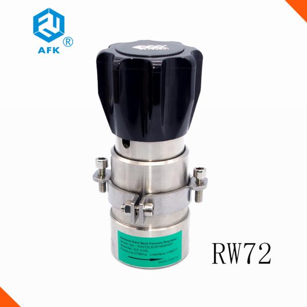Nitrogen Gas Back Pressure Regulating Valve Leakage Rate 2*10-8 Atm Cc / Sec He