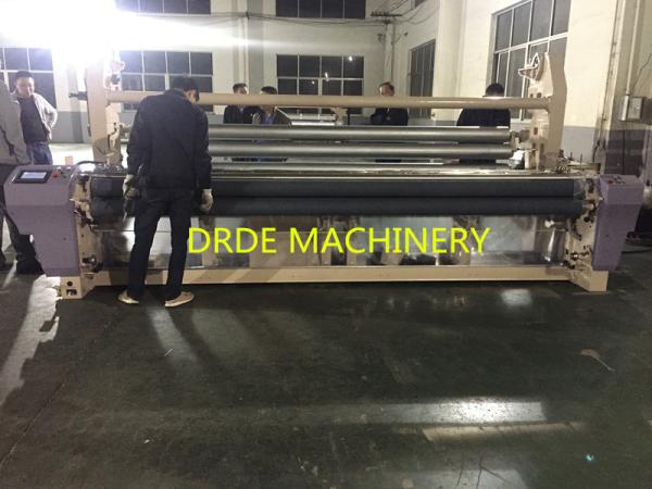 340CM WATER JET LOOM WITH DOUBLE BEAM ATTACHMENT AND CAM SHEDDING