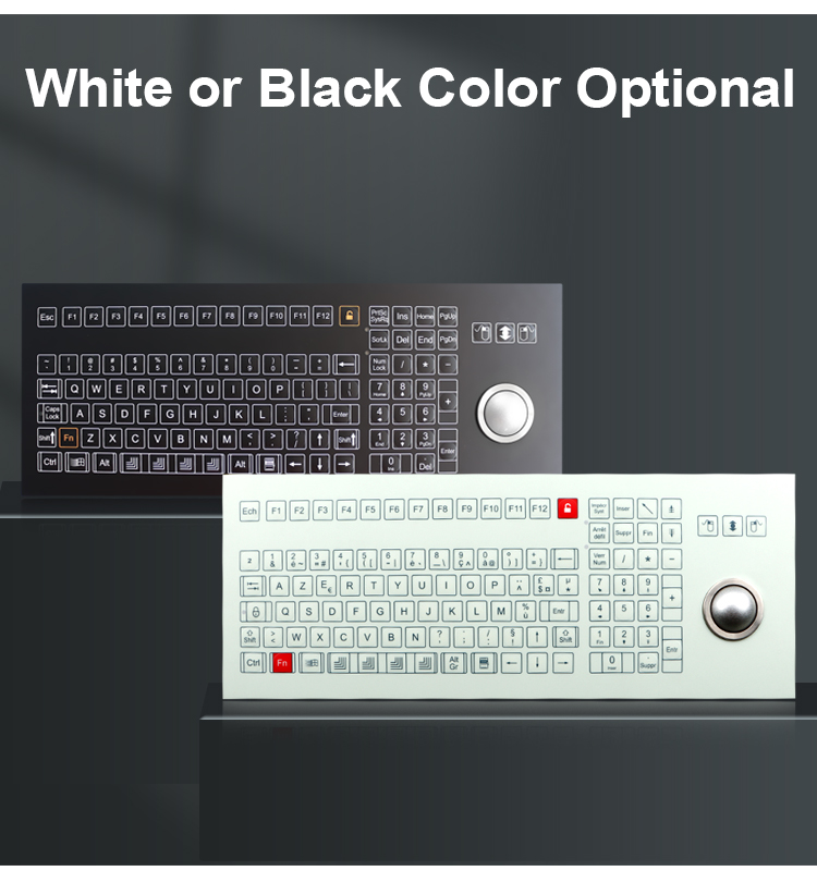 industrial keyboard with trackball IP65 прочная промышленная клавиатура Trackball Omron переключатель мембрана водонепроницаемая клавиатура