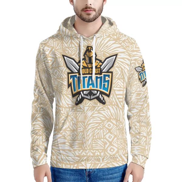 Hibiscus Print Men'S Sports Team Hoodies Pullover Streetwear Customizable Pattern