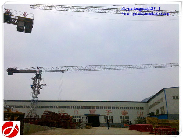 8t (QTZ100)6613 flat top Tower Crane for sale