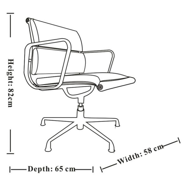 Swivel Aluminum Office Chair Environmentally Friendly Material For Home / Hotel