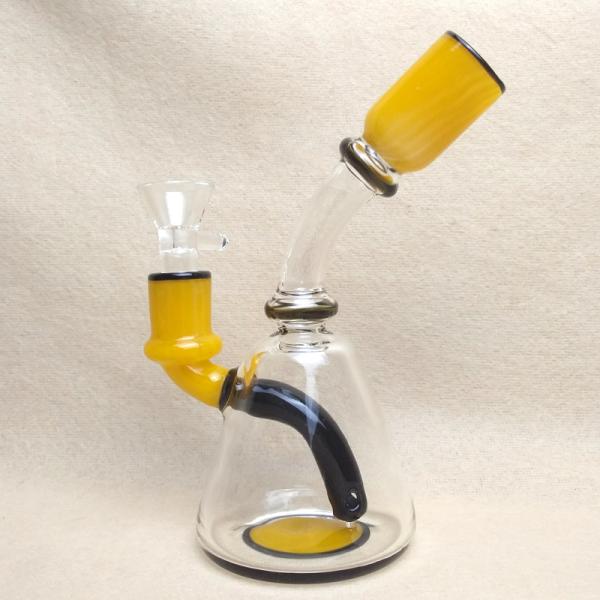 Small Cute Glass Water Piece Tobacco Glass Bongs / Party Bong With 14mm Male