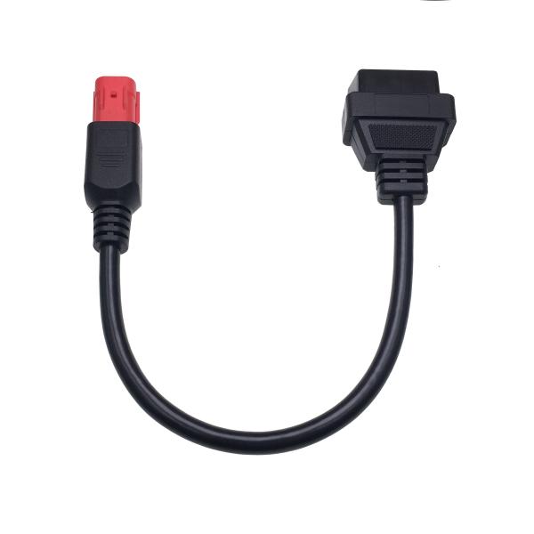 OEM OBD2 Motorcycle Adapter Cable 16Pin OBD Female To 6 Pin Motorcycle Diagnostic Cable Replacement