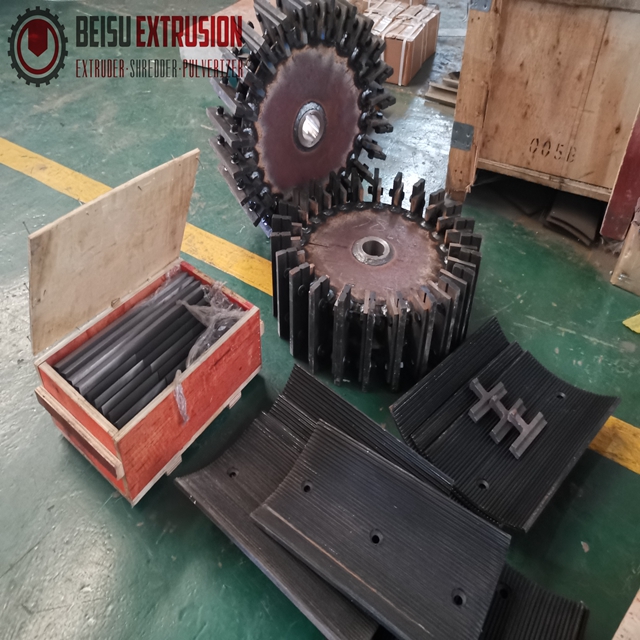 Лезвие машины Pulverizer PVC CE с роторным и фиксированным ножом