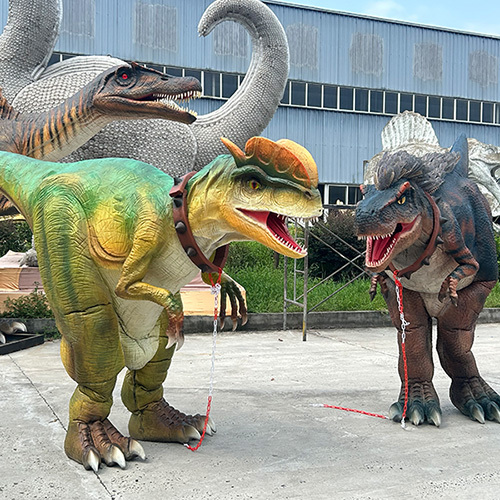 Party Entertainment Walking Dinosaur Suit Realistic Mascot T Rex Costume