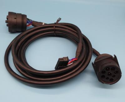 Deutsch 9 Pin J1939 Female to Molex 20P Female and J1939 Male Splitter Y Cable