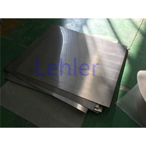 Flat Panel Wire Slotted Screen With Smooth Filtration Surface For Solid - Liquid