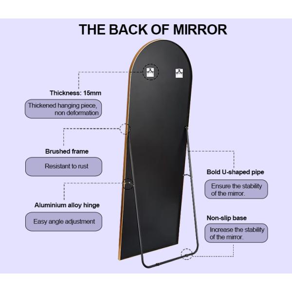 Дизайн LED полного длины с винтом плавное стекло для одежды