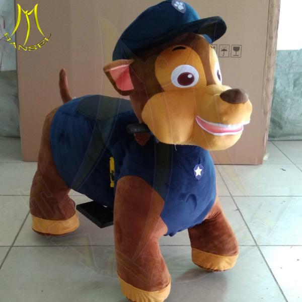 Hansel amusement park battery operated stuffed horse ride on animals
