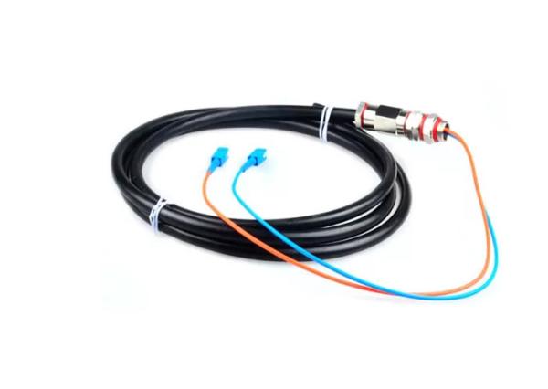 FTTP 2 Core Optical Fiber Cable 100N Outdoor Multimode Fiber Pigtail