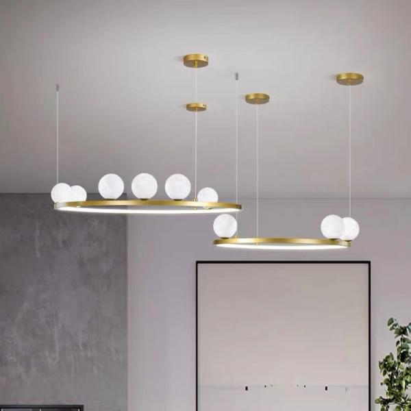 Luxury Pendant Lamp Glass Ball Chandeliers Decor Light Fixtures Ceiling Modern Glass Pendant Lamps