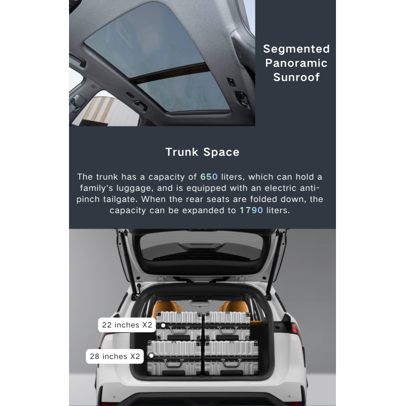 New 2025 for Galaxy L7 PHEV SUV Spacious 5-Seater High Speed 100-150kW Power 300-400Nm Torque
