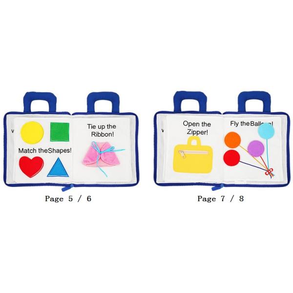 preschool мягкие книги ткани, см 20,5 Montessori записывают для младенцев