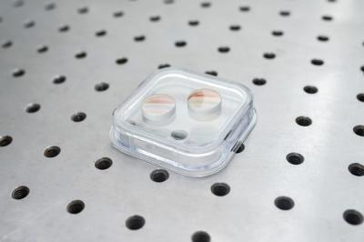 Wide Light Transmission Magnesium Fluoride Glass , Cylindrical Lenses Optical Flat Glass 