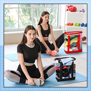 Clear Tote Bags PVC Shoulder Handbag Security Approved See Through Bag With Zipper Closure For Travel Work