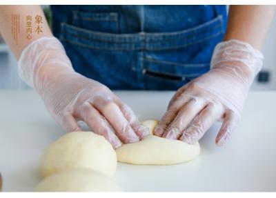 Food Safe Powder Free Vinyl Gloves / Clear Plastic Food Prep Gloves Harmless Odourless