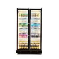 Refrigerador de bebidas Vertical Display Refrigerador de vinhos com iluminação de 3 cores