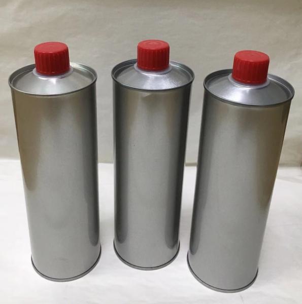 Contenedor de metal personalizable de aceite de oliva de acero inoxidable con material reciclable