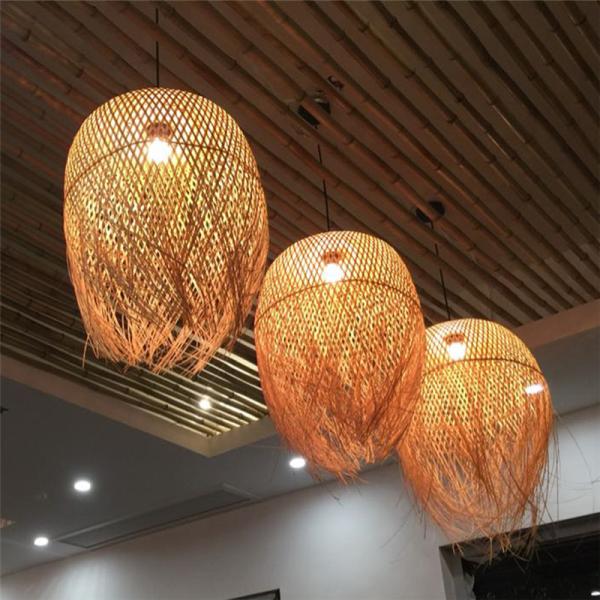 Japanese Tea Room Bamboo Pendant Lights Lighting Vintage Indoor Home Decor designer pendant light(WH-WP-28)