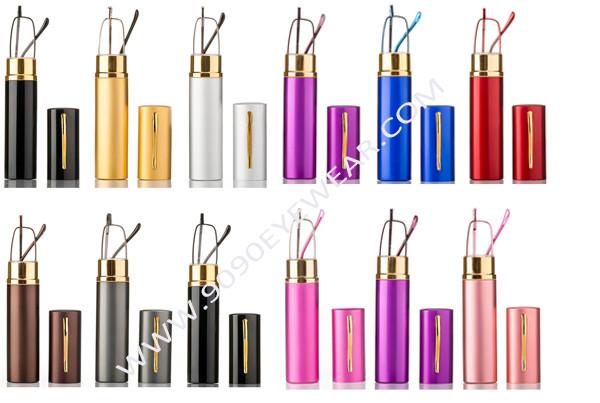 Unisex Super Light Metal frame Reading Glasses With Aluminum alloy tube Box