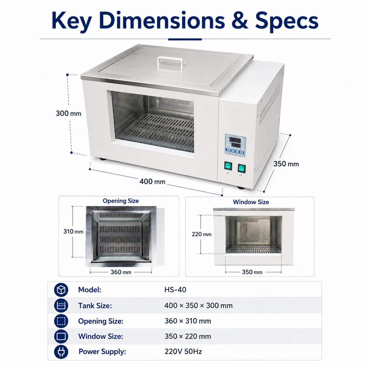 Cenlee Thermostatic Water Bath with Circulating Pump 304 Stainless Steel LED Display RT+5-100C for School Chemistry Teaching Lab