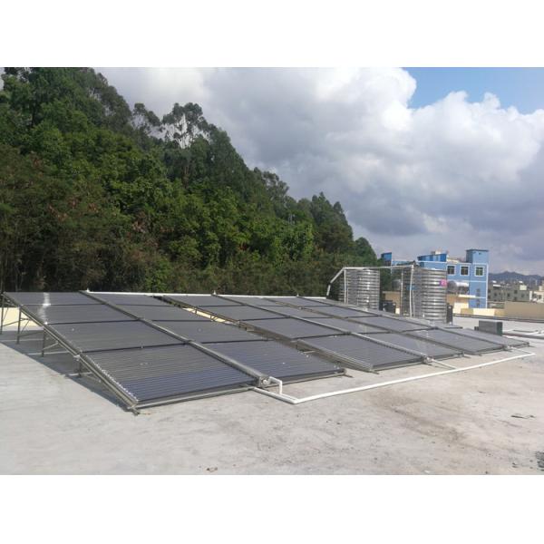 Commercial Vacuum Tube Solar Collector Vertical Mounted 25 - 30 Tubes / Set